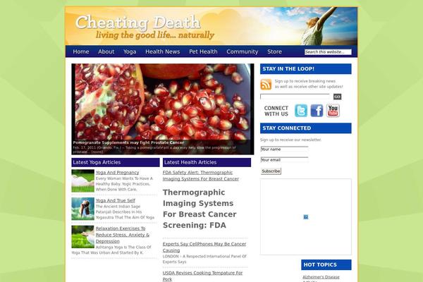 cheatingdeath.com site used Cdeath