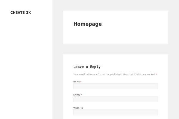 Simple Sense theme site design template sample