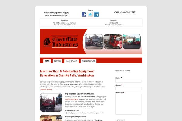 Twenty Twelve theme site design template sample