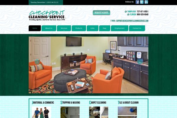 checkpointcleaningservice.com site used Checkpoint