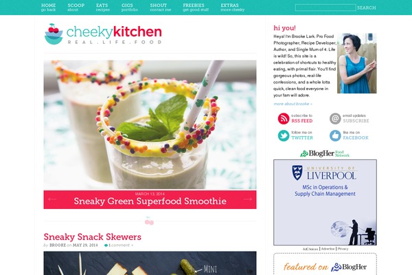 cheekykitchen.com site used Foodiepro-v442