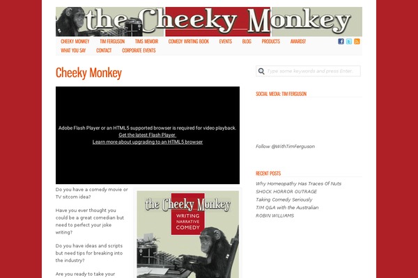 cheekymonkeycomedy.com site used Jenny