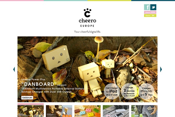 cheeroeurope.net site used Cheero.net