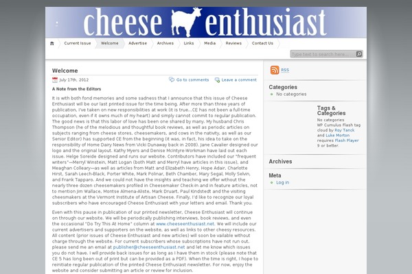 cheeseenthusiast.net site used iNove