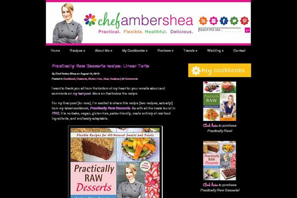 chefambershea.com site used Chef-amber