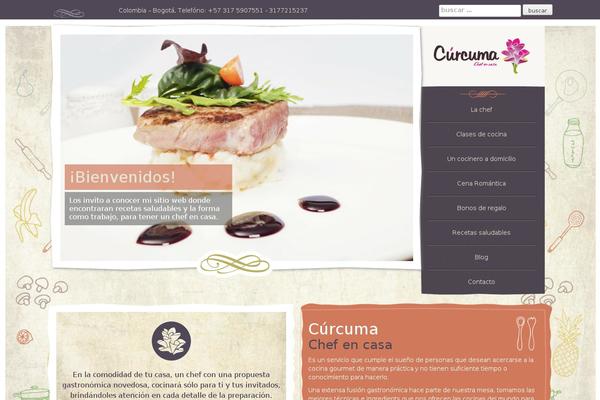 chefathomecolombia.com site used Curcuma