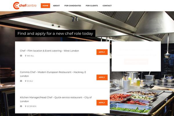 chefcentre.com site used Workscout-child