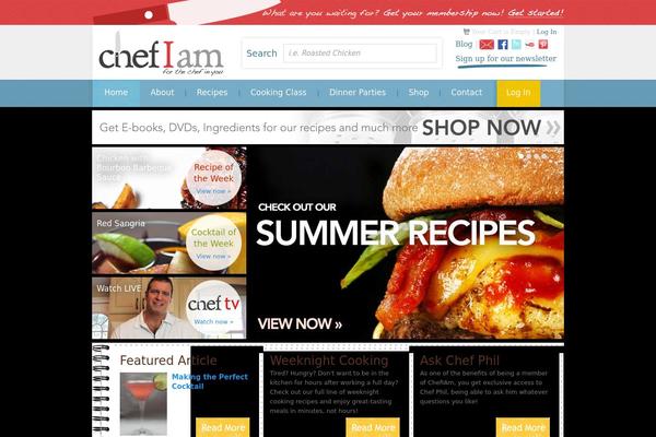 chefiam.com site used Organic_theme_ocean