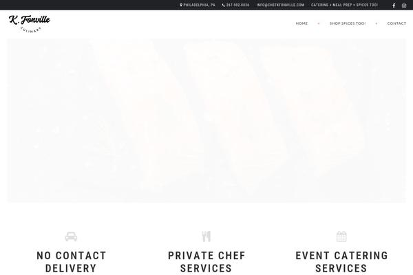 Spoon-child theme site design template sample