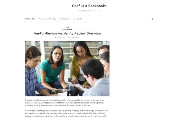 cheflalacookbooks.com site used Olsen Light