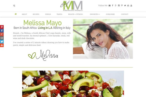 chefmelissamayo.com site used Culinier