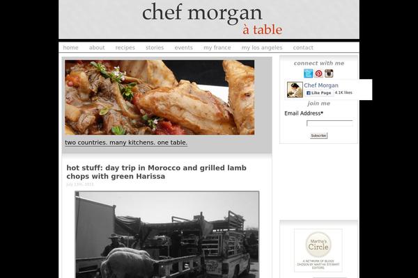 chefmorgan.com site used Morgan