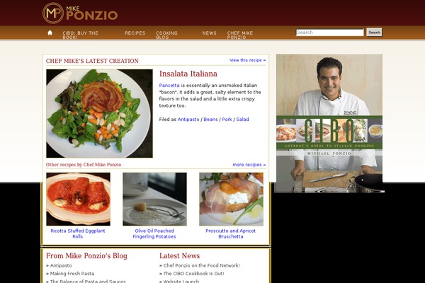 chefponzio.com site used Chefponzio.com