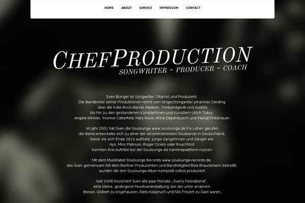 chefproduction.de site used Bismuth