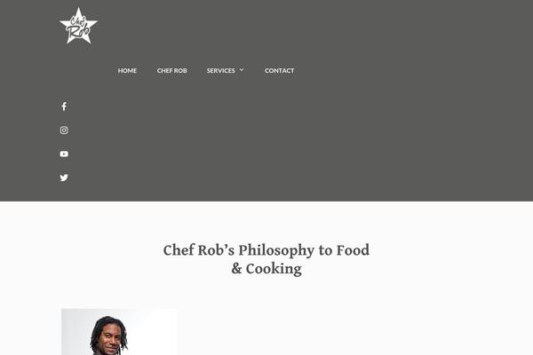 chefrob.ca site used Restaurant and Cafe