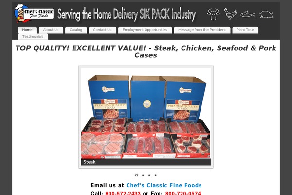 WordPress website example screenshot