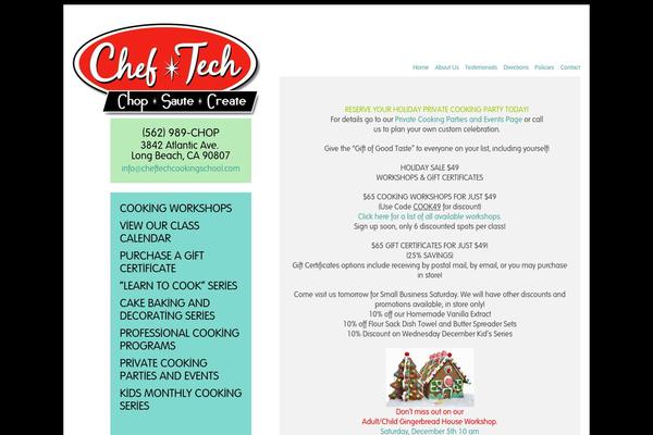 cheftechcookingschool.com site used Cheftech