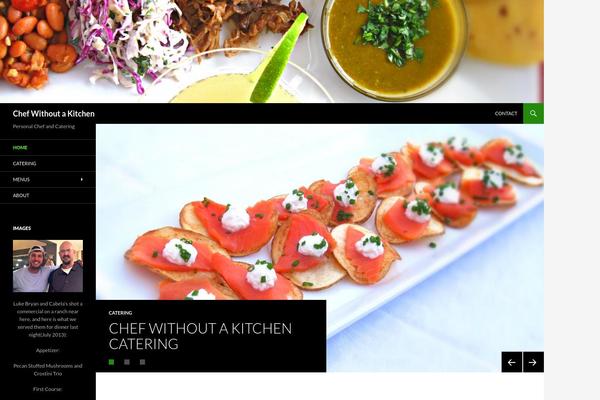 Twenty Fourteen theme site design template sample