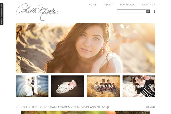 Prophoto4 theme site design template sample