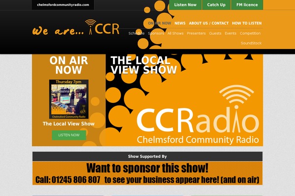 Ccr theme site design template sample