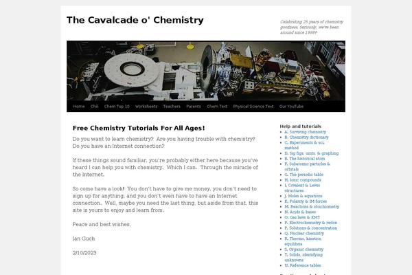 WordPress website example screenshot