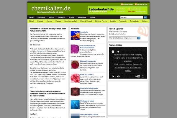 chemikalien.de site used Revolution Magazine v3.0