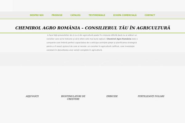 chemirol-agro.ro site used Foodstuff