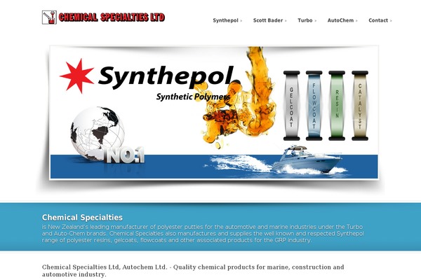 chemspec.co.nz site used Chemical-specialties