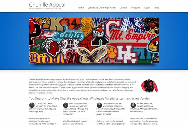 chenilleappeal.com site used Striking