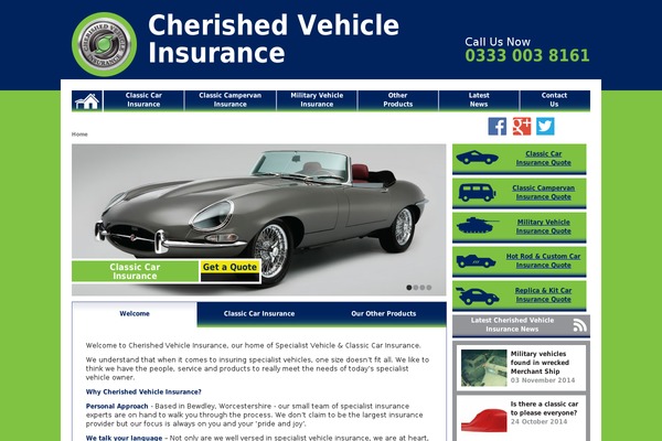 WordPress website example screenshot