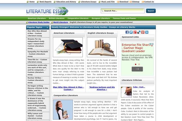 WordPress website example screenshot