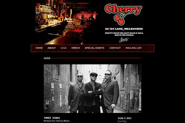 Cherry theme site design template sample