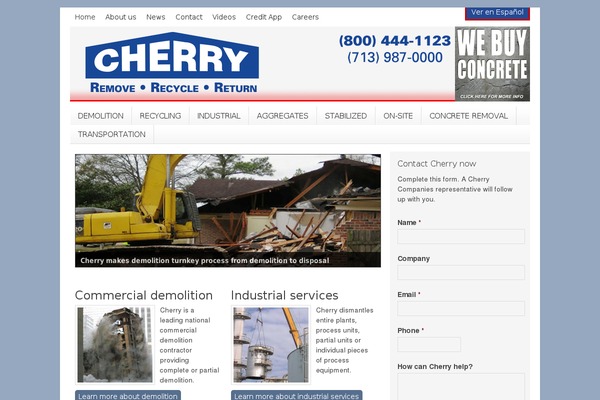 cherrycompanies.com site used Arc-child-wp-theme