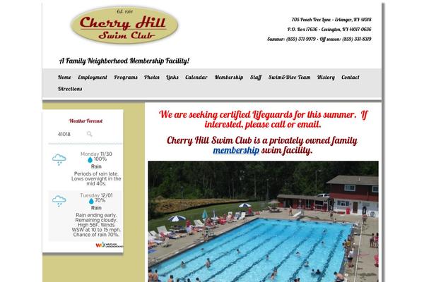 cherryhillswimclub.com site used Cherry-hill-wp