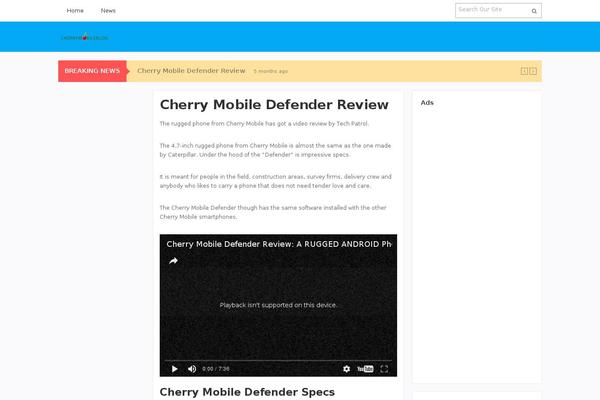 cherrymobileblog.com site used Sitebox