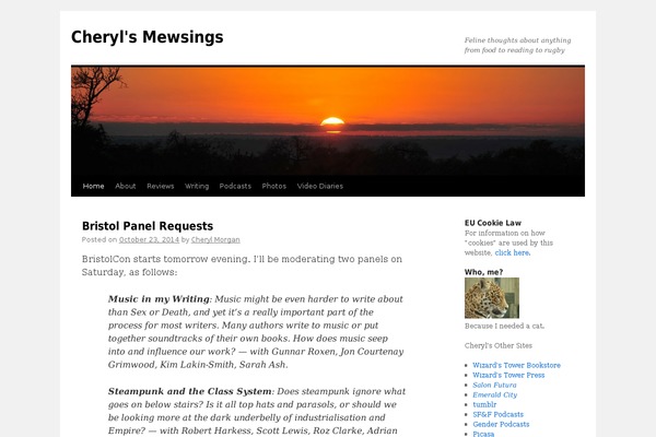 cheryl-morgan.com site used Mewsings