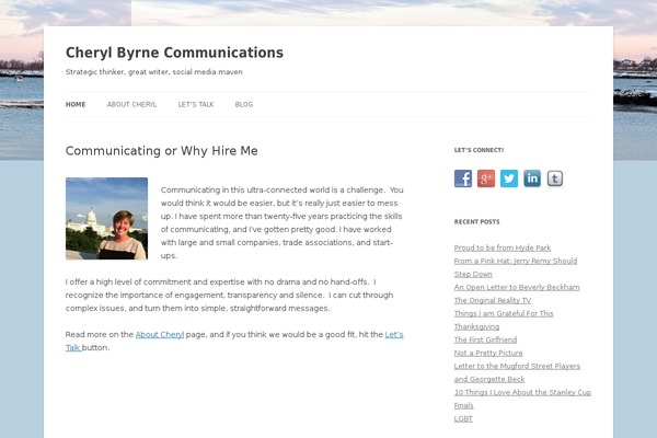 Twenty Twelve theme site design template sample