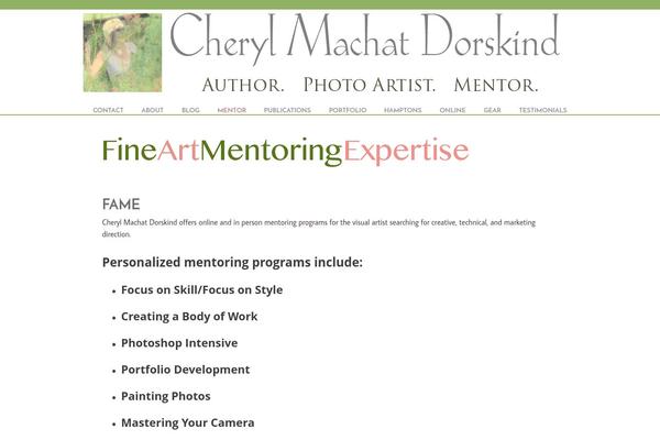 WordPress website example screenshot