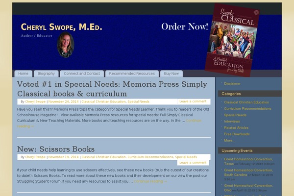WordPress website example screenshot