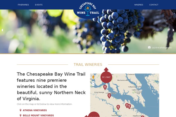 chesapeakebaywinetrail.com site used Chesapeake