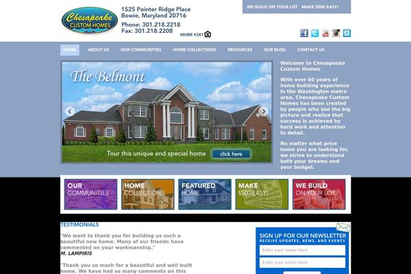 chesapeakecustomhomes.com site used Nmn