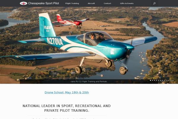 Vantage theme site design template sample