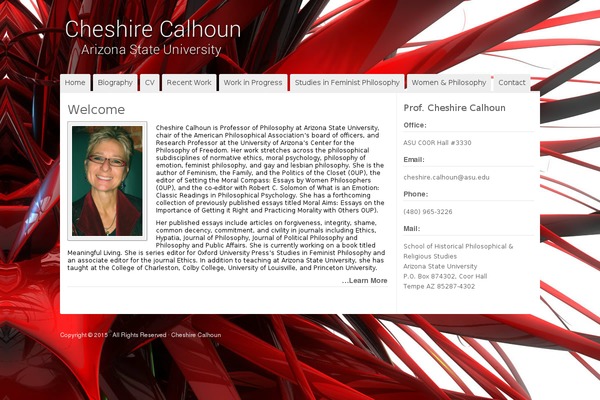 cheshirecalhoun.com site used Calhoun