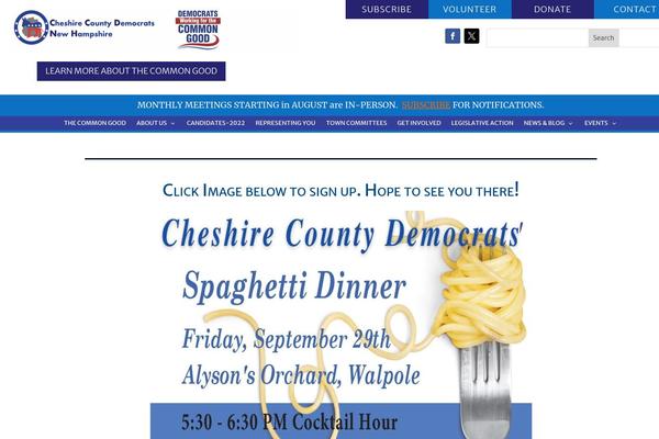 cheshiredemocrats.org site used Cheshire-county-democrats