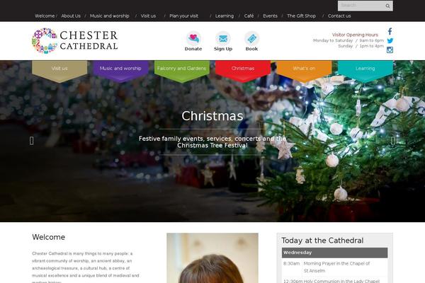 chestercathedral.com site used Chester-cathedral