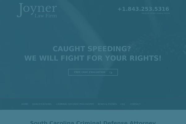 chesterfieldcountytrafficlawyer.com site used Joyner_law