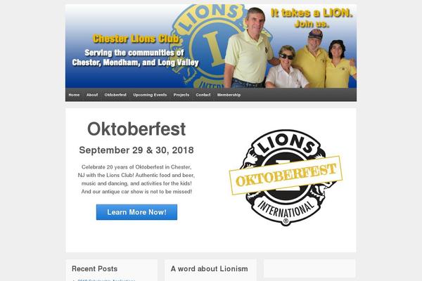 chesterlionsclubnj.com site used Responsive