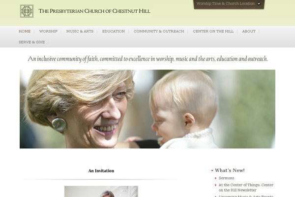 chestnuthillpres.org site used Chestnut