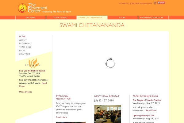 chetanananda.org site used Tmc