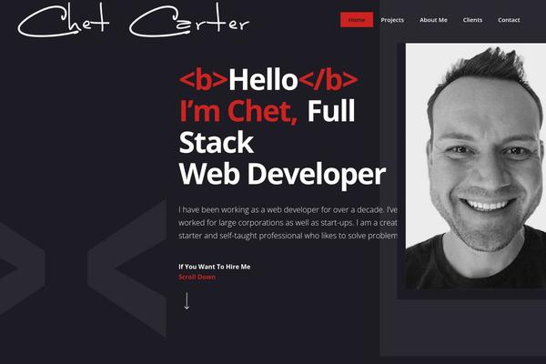 WordPress website example screenshot